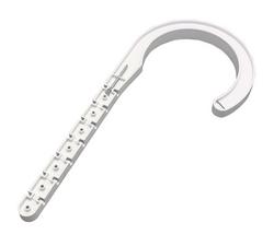 3 in. Plastic DWV J-Hook with Nails