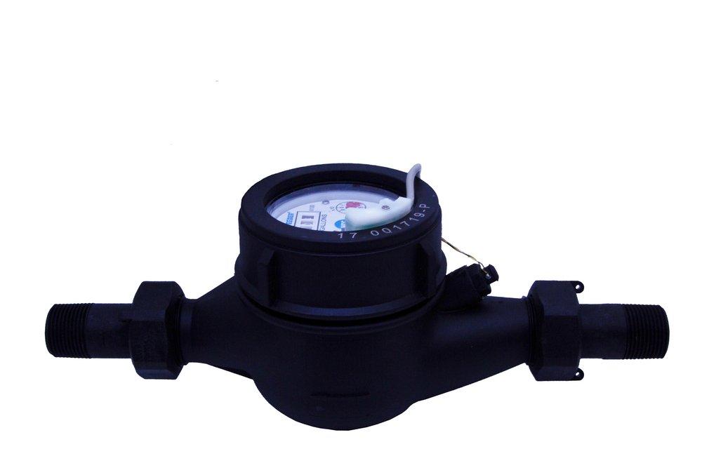Pulsafeeder 0.25 - 20 gpm 10 gpc NPT Plastic Contacting Water Meter 