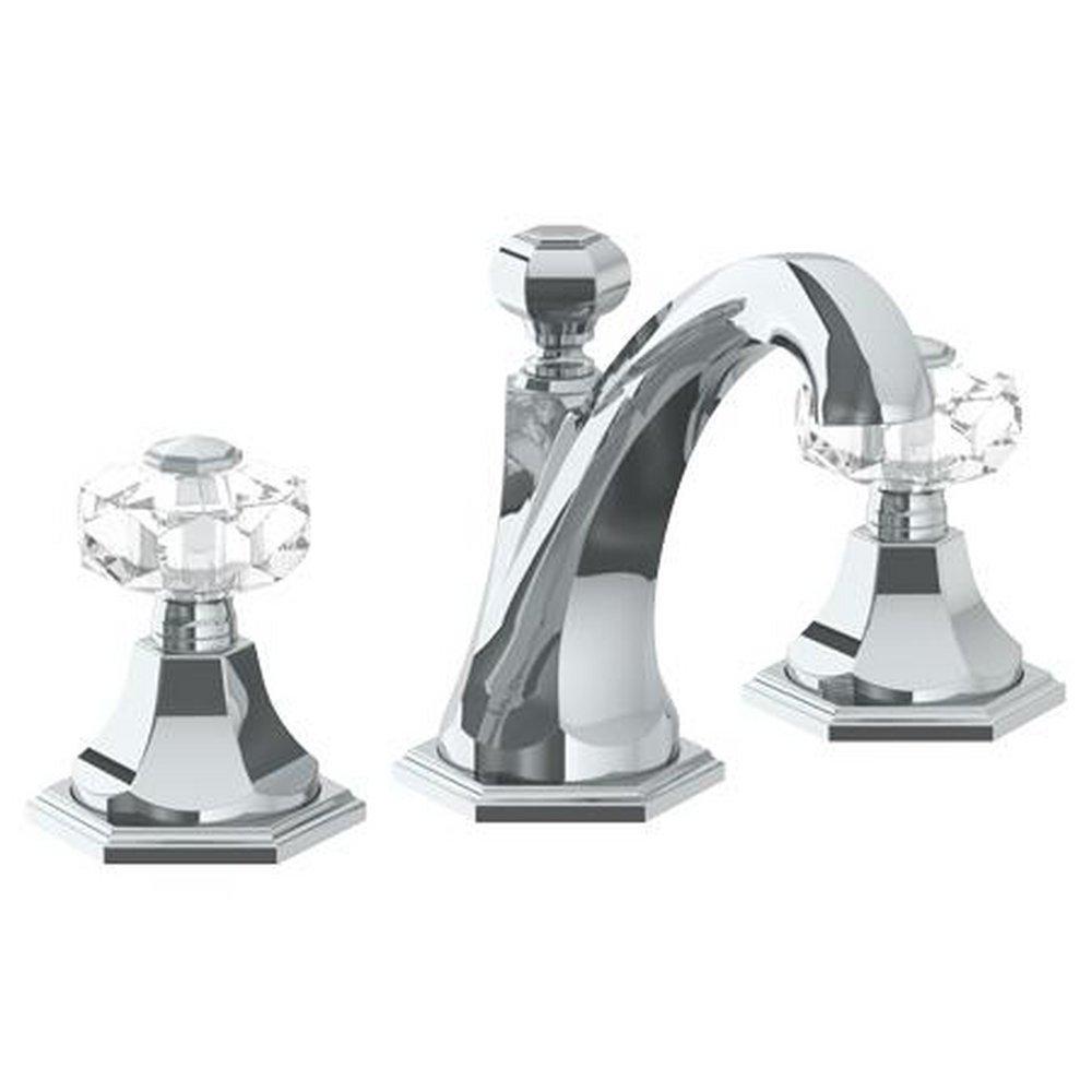 Watermark Designs Polished Nickel Two Handle Widespread Bathroom Sink Faucet 