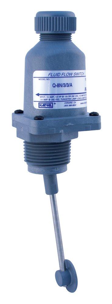 Harwil Precision Products 125/250V EPDM, Noryl or Stainless Steel Flow Switch with Connection 