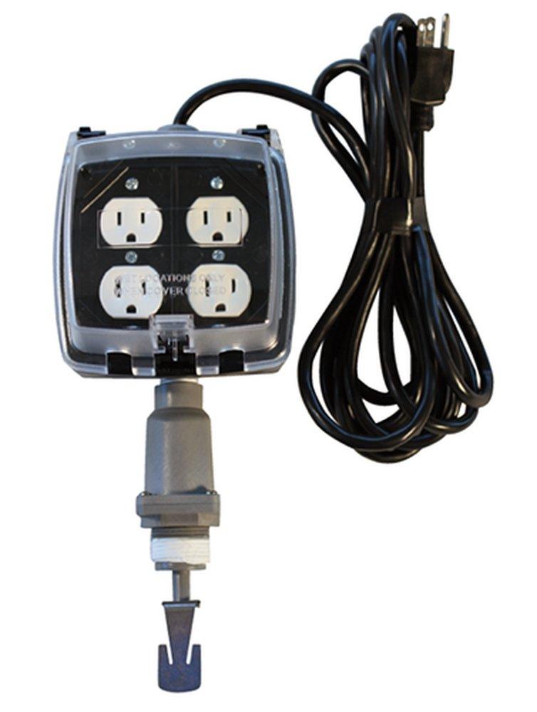 Harwil Precision Products 125V Noryl or Stainless Steel 2-Gang Flow Switch with Connection 