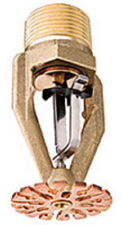 1 in. 212F 22.4K Pendent and Quick Response Sprinkler Head in Natural Brass