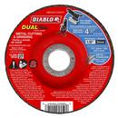 Diablo Tools Red Aluminum Oxide Dual Cut and Grind Disc 