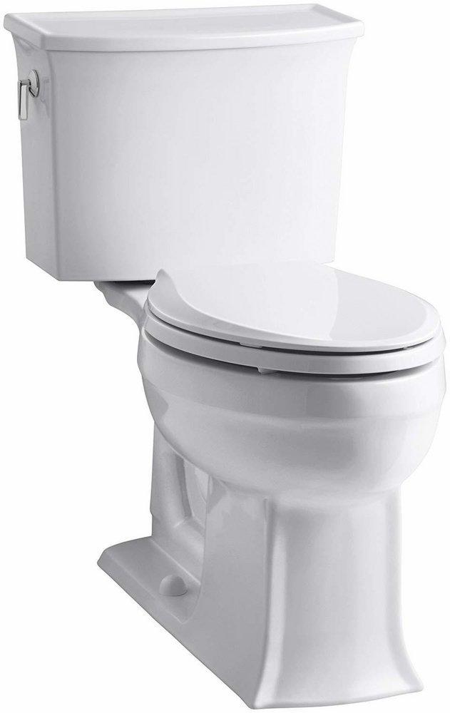 KOHLER White 1.28 gpf Tank Toilet 