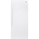 GE&reg; White 76-1/2 in. 21.3 cu. ft. Freezer 