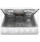 GE Hotpoint White 23-3/4 in. Electric 4-Burner Coil Freestanding Range 