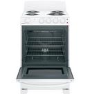Hotpoint&reg; White 23-3/4 in. Electric 4-Burner Coil Freestanding Range 