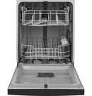 GE&reg; Black 23-3/4 in. 16 Place Settings Dishwasher 