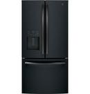 GE&reg; Black Slate 35-3/4 in. 17.46 cu. ft. French Door Refrigerator 