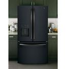 GE&reg; Black Slate 35-3/4 in. 17.46 cu. ft. French Door Refrigerator 