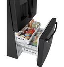 GE&reg; Black Slate 35-3/4 in. 17.46 cu. ft. French Door Refrigerator 