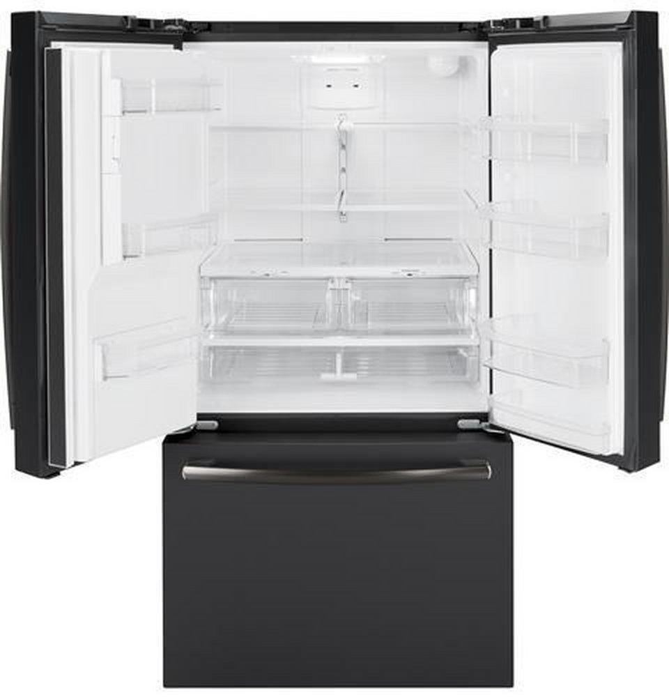 GE&reg; Black Slate 35-3/4 in. 17.46 cu. ft. French Door Refrigerator 