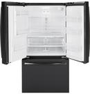 GE&reg; Black Slate 35-3/4 in. 17.46 cu. ft. French Door Refrigerator 