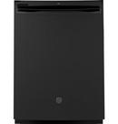 GE&reg; Black 23-3/4 in. 16 Place Settings Dishwasher 