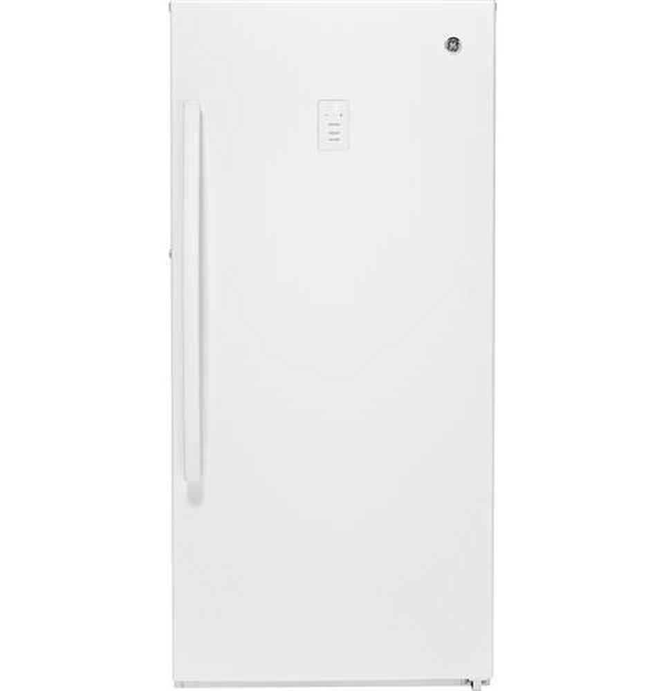 GE® White 62 in. 14.11 cu. ft. Freezer 