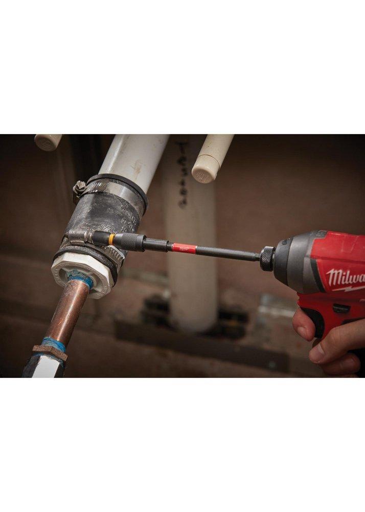 Milwaukee&reg; Silver Impact Locking Bit Holder (1-Piece) 