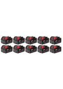 Milwaukee® Red 18V Lithium-ion Battery (Pack of 10) 