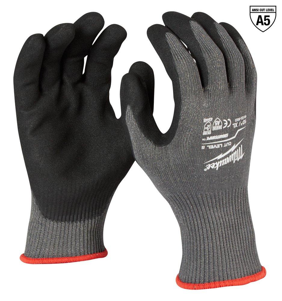 Milwaukee&reg; Silver Nylon and Nitrile Glove in Grey 