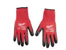 M Size Cut Level 3 Nitrile, Nylon and HPPE Gloves in Red