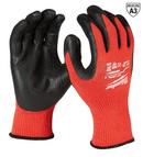 XL Size Nylon and Nitrile Glove in Red and Black