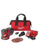 Milwaukee&reg; Red M18 RANDOM ORBIT SANDER KIT 