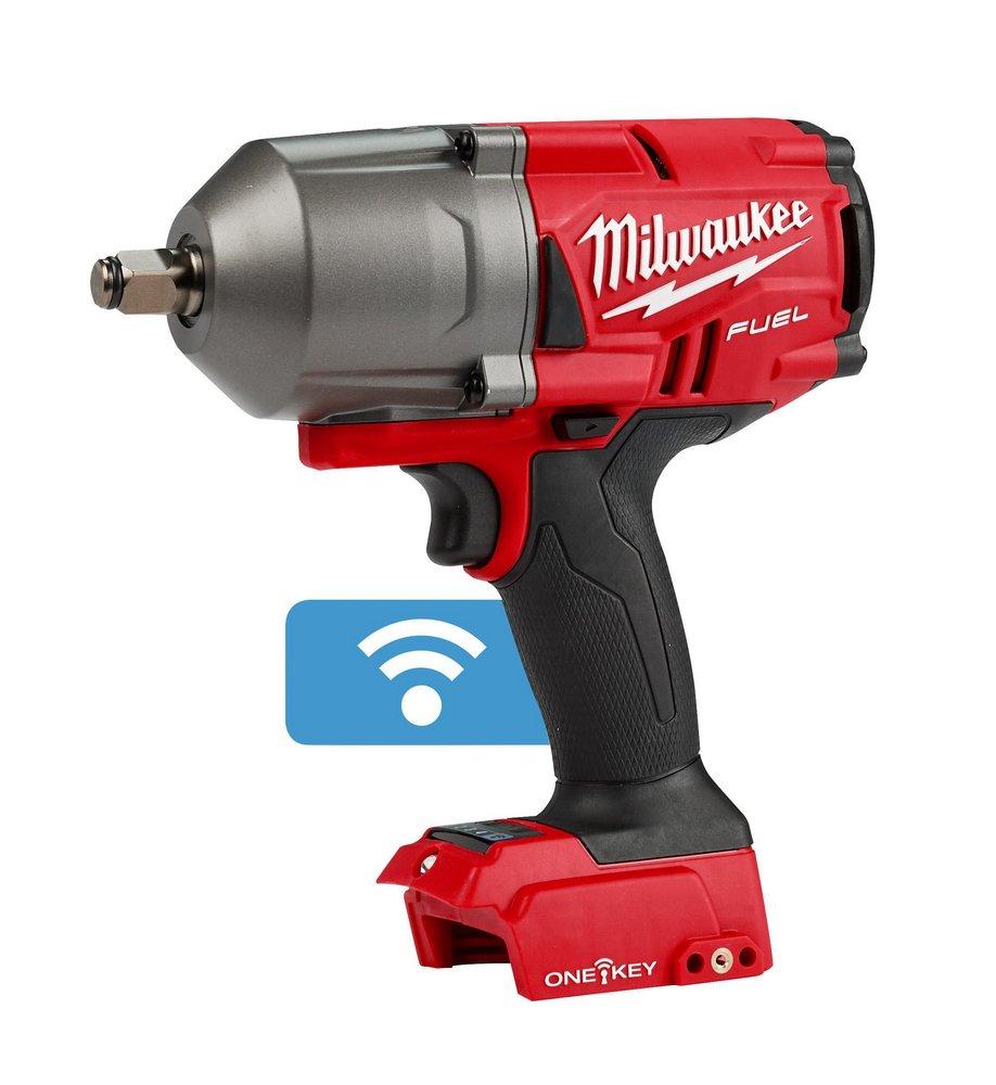 Milwaukee® Black 1/2 in. Cordless High Torque Impact Wrench Tool Kit with Friction Ring 