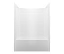 Aquatic White 60 x 33-1/4 in. Tub & Shower Unit in White 