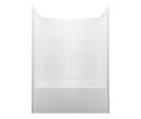 Aquatic White 60 x 32 in. Tub and Shower Unit with Right Drain 