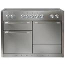 Aga Marvel Stainless Steel 47-9/16 in. Electric 5-Burner Smoothtop Freestanding Range 