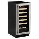 14-7/8 in. 15A 2.86 cf Built-in Single Zone Wine Refrigerator in Stainless Steel