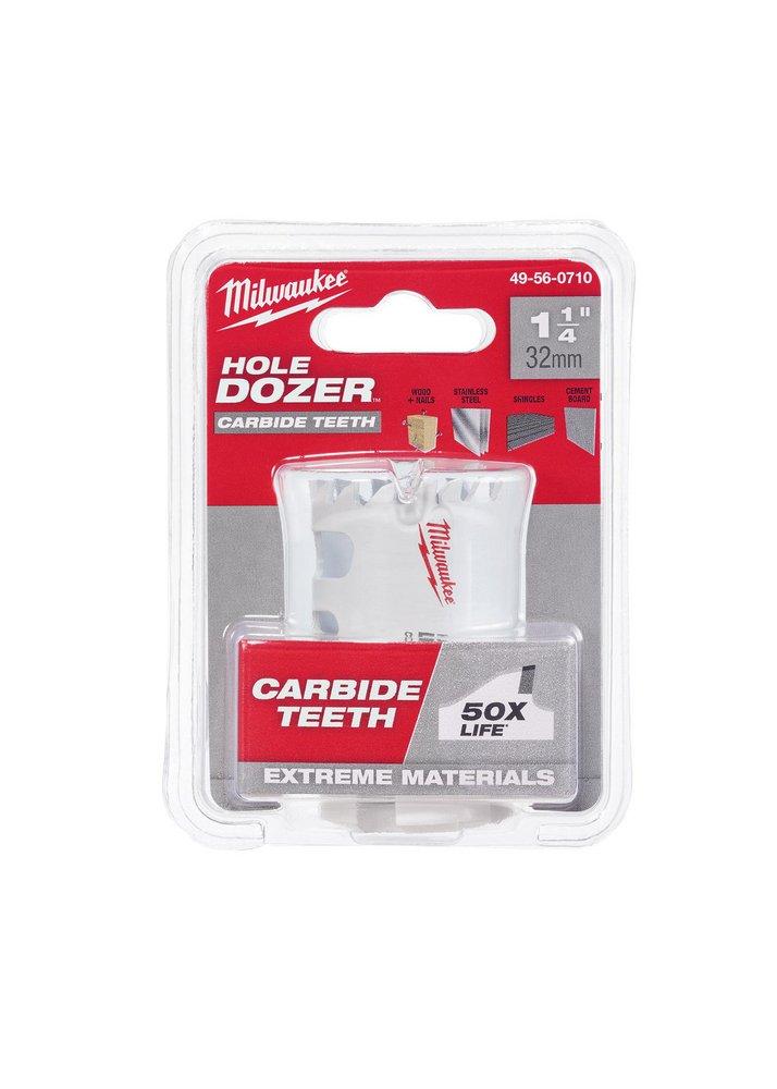 Milwaukee&reg; White 1/4 in. Hole Dozer 1 Piece 