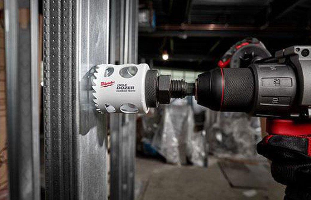 Milwaukee&reg; White 3/8 in. Hole Dozer 1 Piece 