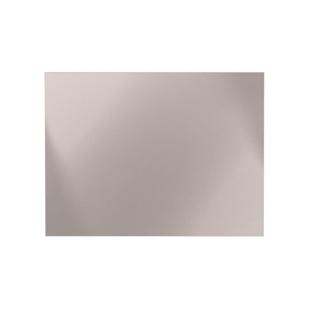 Jensen Silver 47-7/8 in. Polished Edge Rectangular Frameless Mirror in Silver 