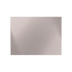 47-7/8 x 35-7/8 in. Polished Edge Rectangular Frameless Mirror in Silver