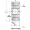 Elkay Polished Stainless Steel Stainless Steel Grid 
