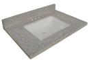 Design House Moonscape Grey 37 in x 22 in Single Bowl Cultured Marble Vanity Top 
