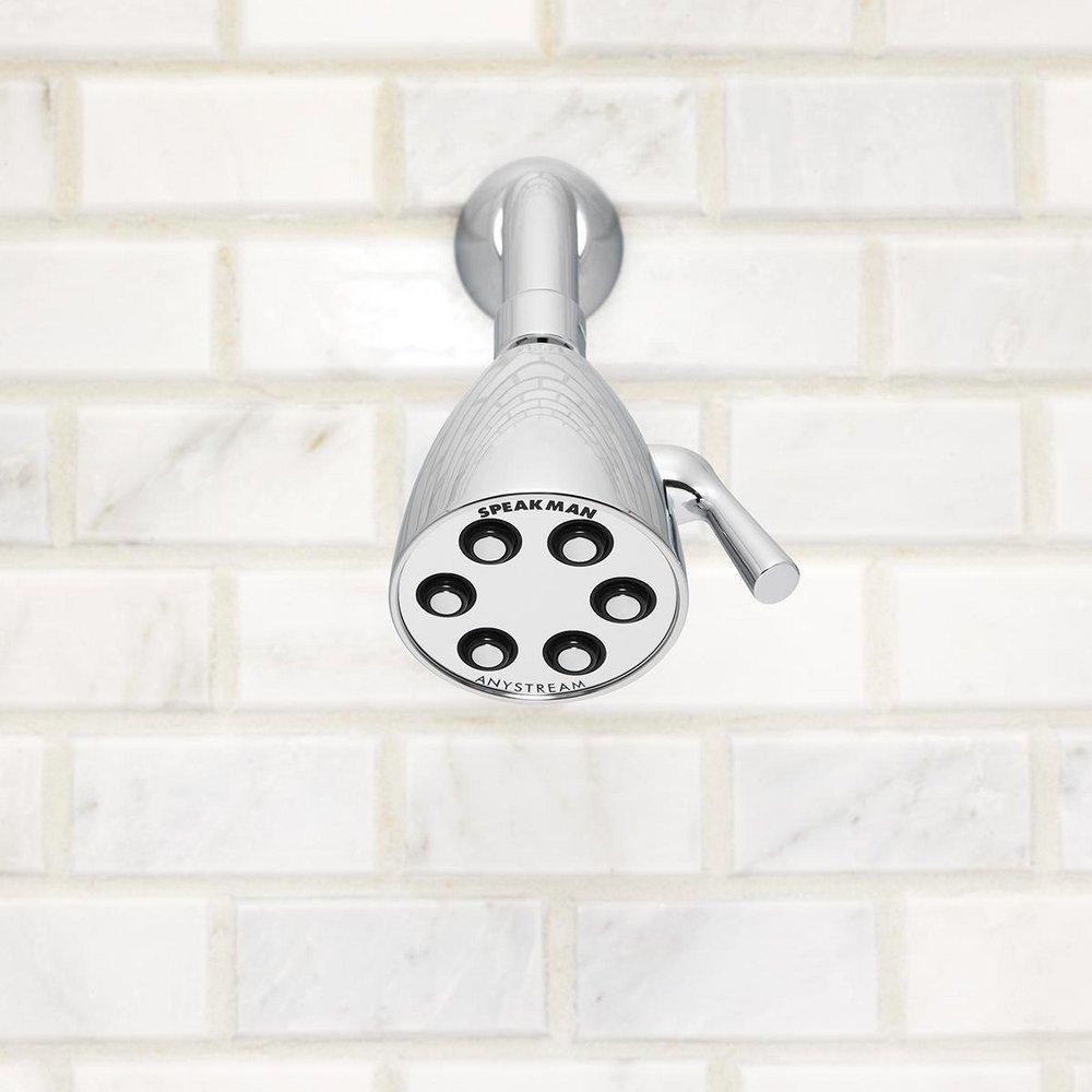 Speakman Polished Chrome Multi Function Flood, Full and Rain Showerhead 