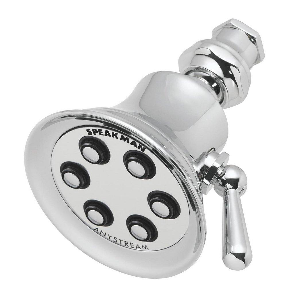 Speakman Polished Chrome 1.75 gpm 3-Function Wall Mount Showerhead 