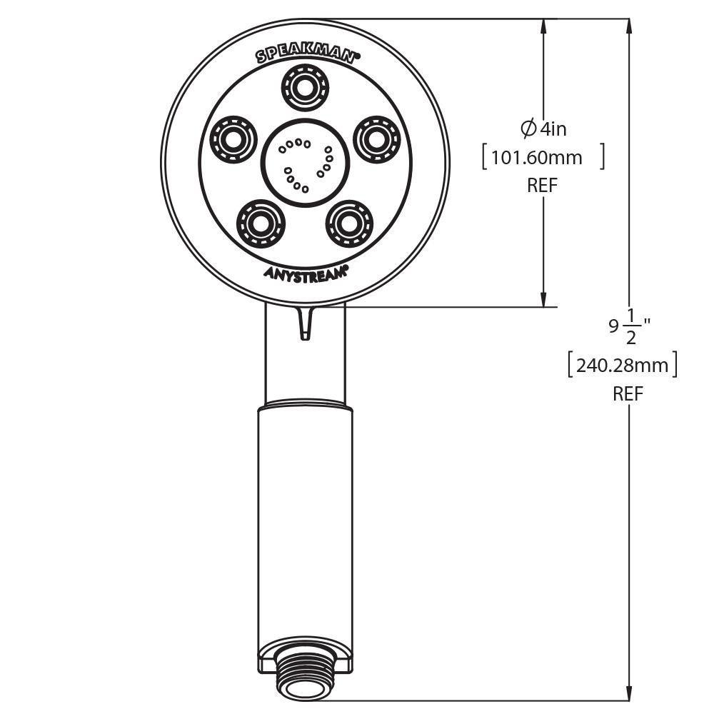 Speakman Polished Chrome Hand Shower 