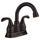 Moen Mediterranean Bronze Two Handle Centerset/Minispread Bathroom Sink Faucet 