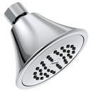 Moen Chrome 2-3/4 x 3-3/4 in. 1.75 gpm 1-Function Fixed Mount Round Non-Metallic Full Spray Showerhead 