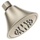 2-3/4 x 3-3/4 in. 1.75 gpm 1-Function Fixed Mount Round Non-Metallic Full Spray Showerhead in Brushed Nickel