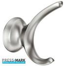 Single Robe Hook in Brushed Nickel