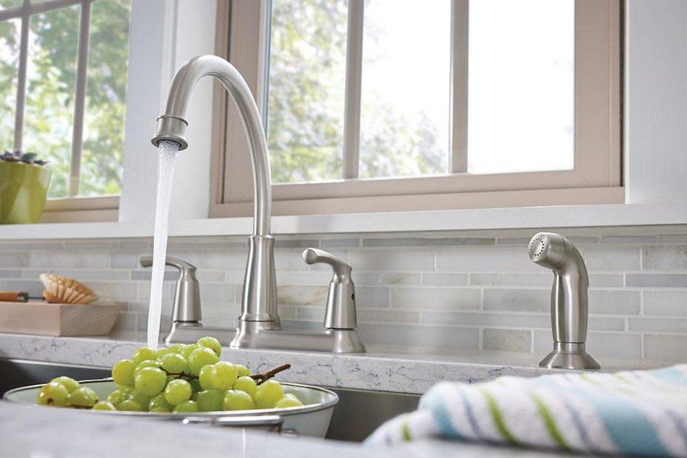 Moen Spot Resist&trade; Stainless Kitchen Faucet 