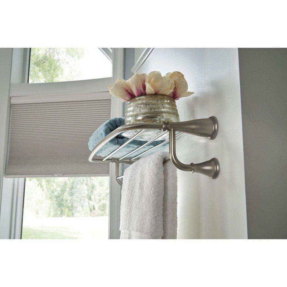 24 in. Towel Bar in Brushed Nickel 