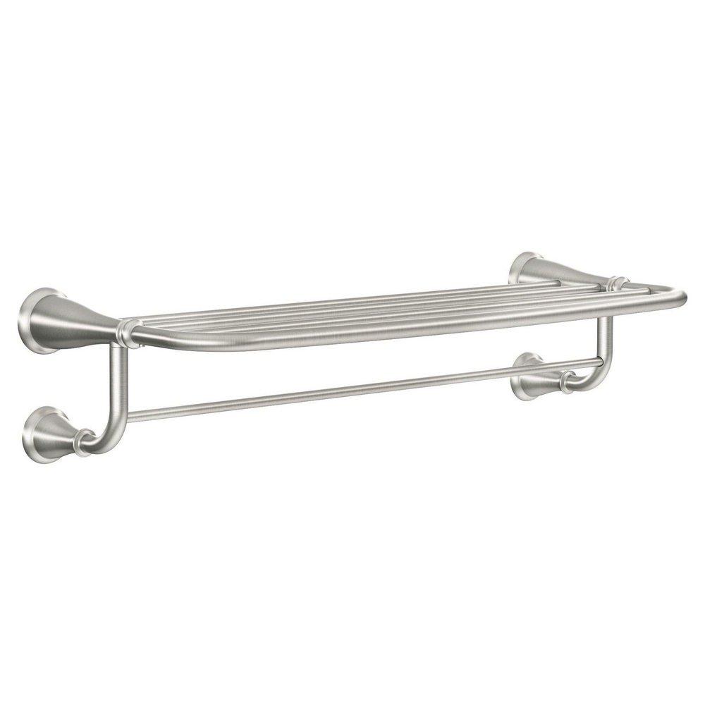 24 in. Towel Bar in Brushed Nickel 
