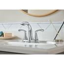 Moen Chrome Centerset Bathroom Sink Faucet with Double Lever Handle 