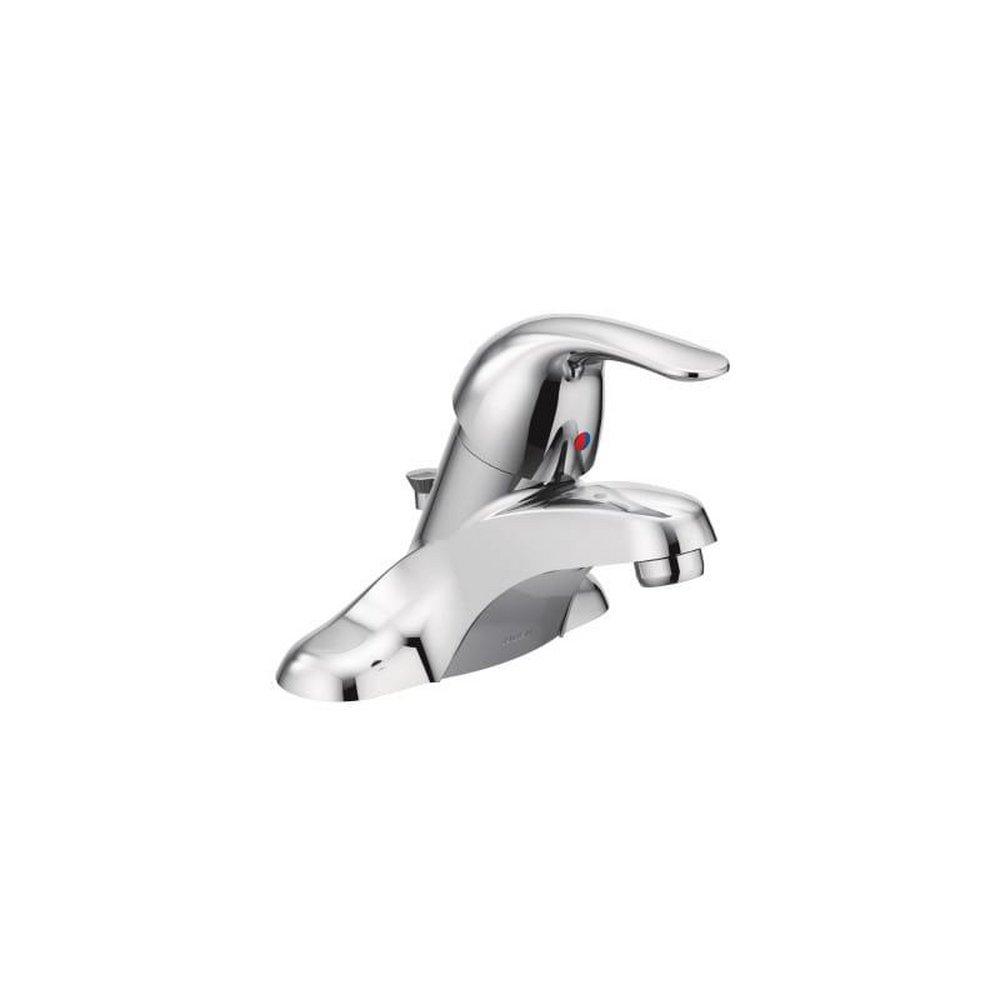 Moen Chrome Single Handle Centerset Bathroom Sink Faucet 