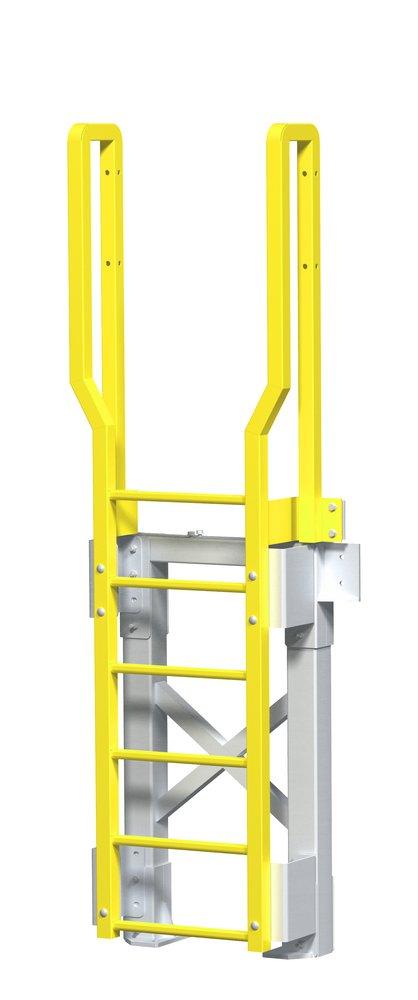 ErectaStep&reg; Yellow Aluminum Step Ladder 