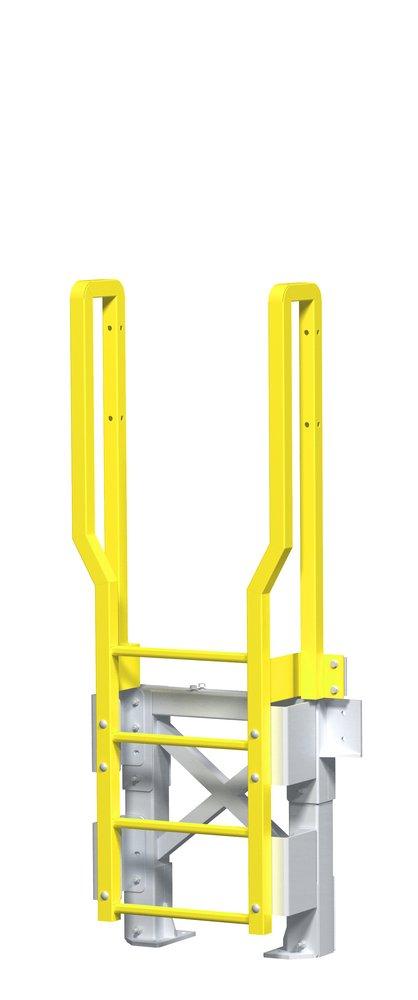 ErectaStep® Yellow Aluminum 3-Step Ladder 